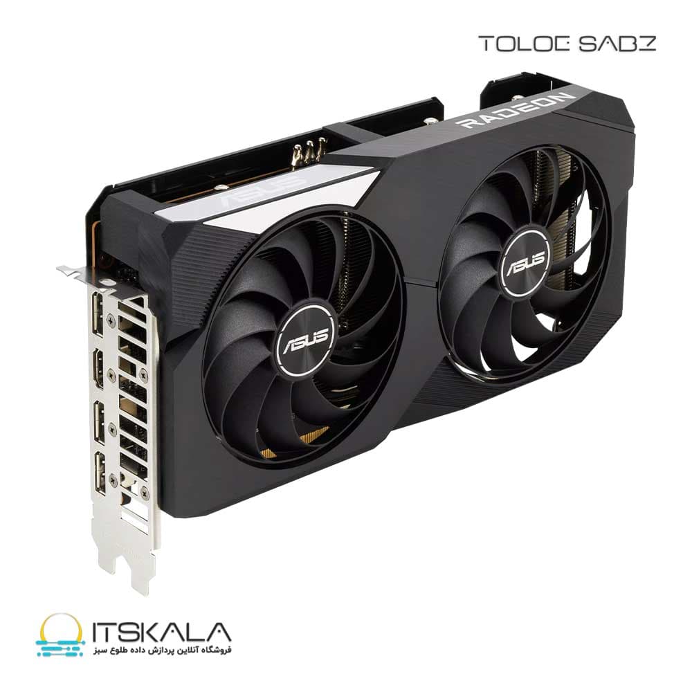 کارت گرافیک ایسوس مدل Dual Radeon RX 6600 8GB — تصویر ۷