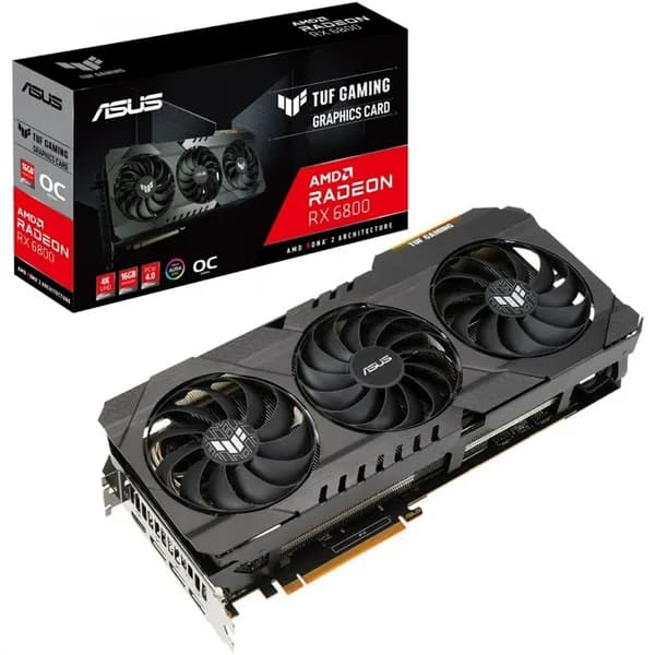 کارت گرافیک ایسوس مدل ASUS TUF RX6800 OC 16G GAMING