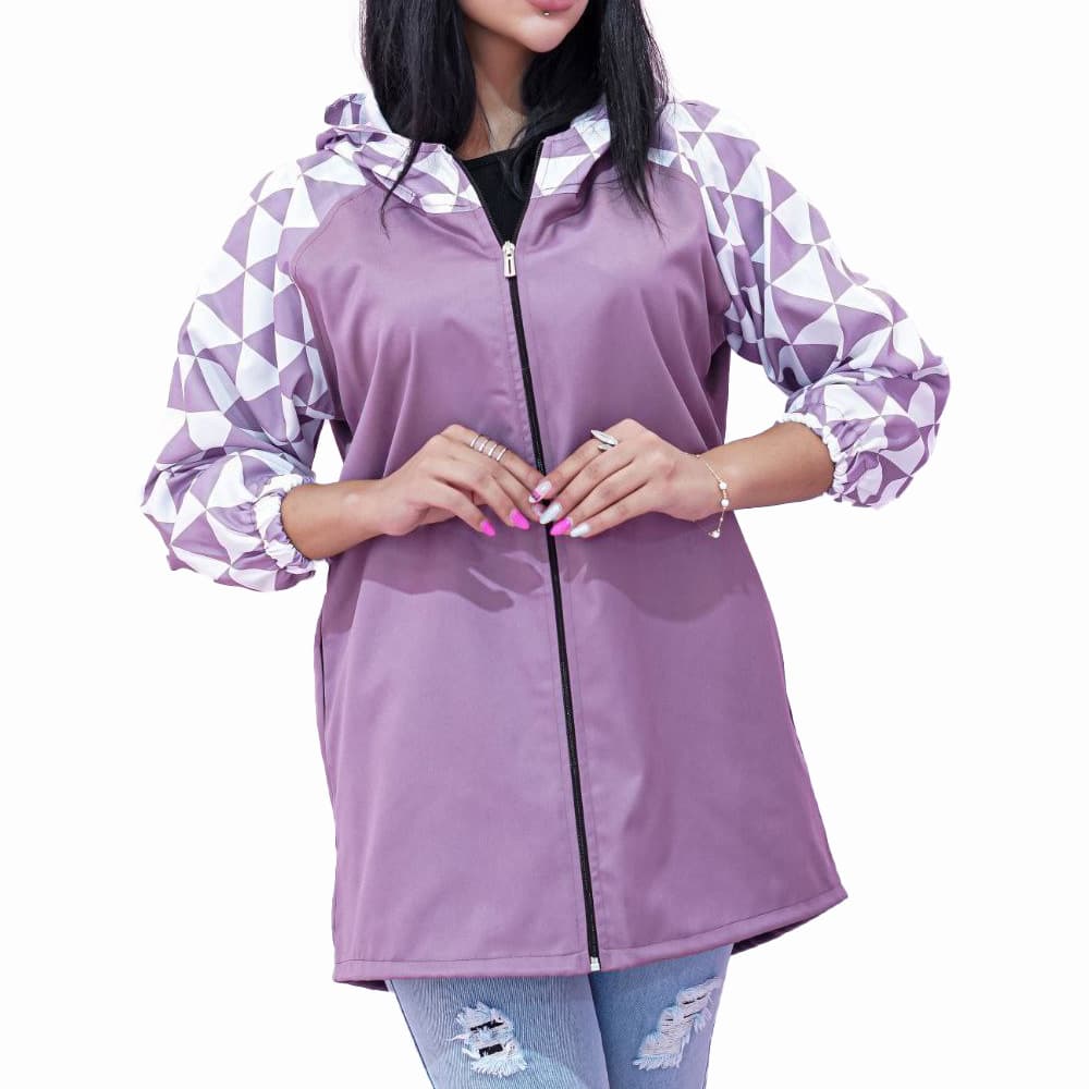 مانتو اسپرت ترگال زنانه با رنگ‌بندی متنوع کد d603