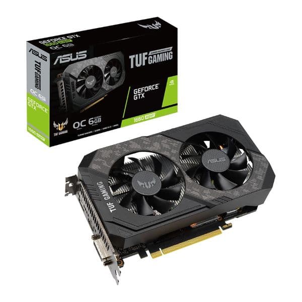 کارت گرافیک ایسوس مدل TUF Gaming GTX 1660 Super OC حافظه 6 گیگابایت