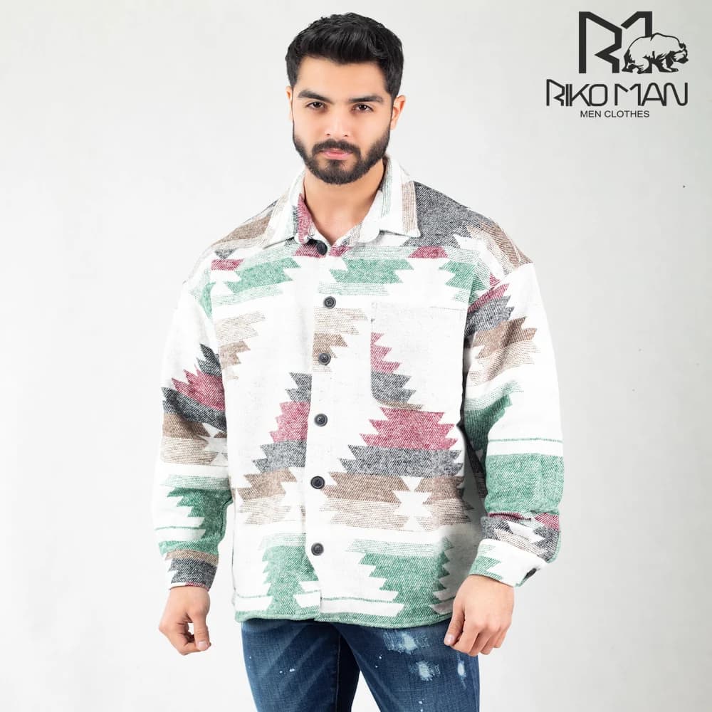 پیراهن پشمی ضخیم برند catch