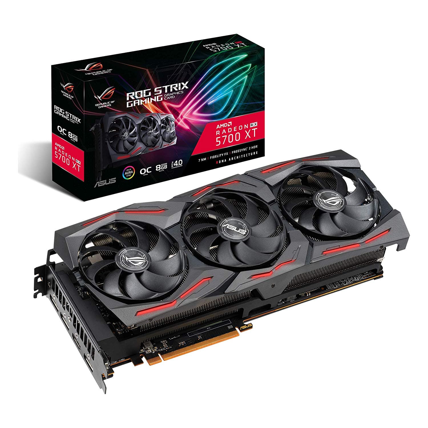 کارت گرافیک RX 5700 XT ASUS ROG STRIX 8GRX