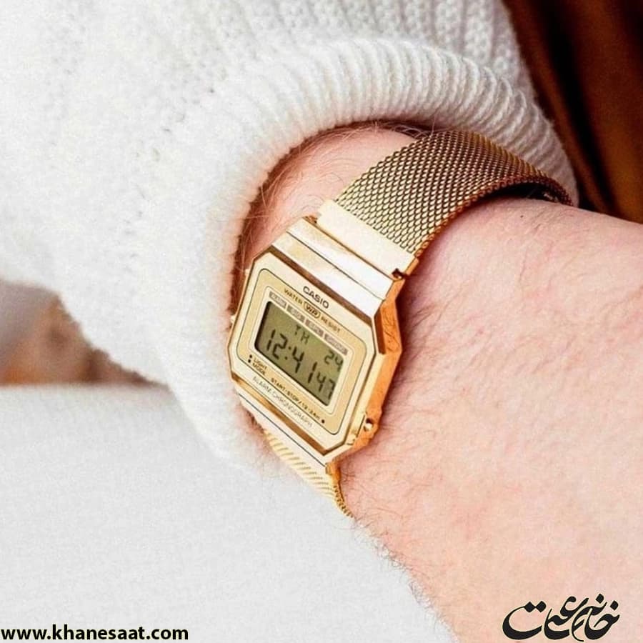 ساعت مچی یونیسکس کاسیو مدل A700WMG-9A — تصویر ۱۰