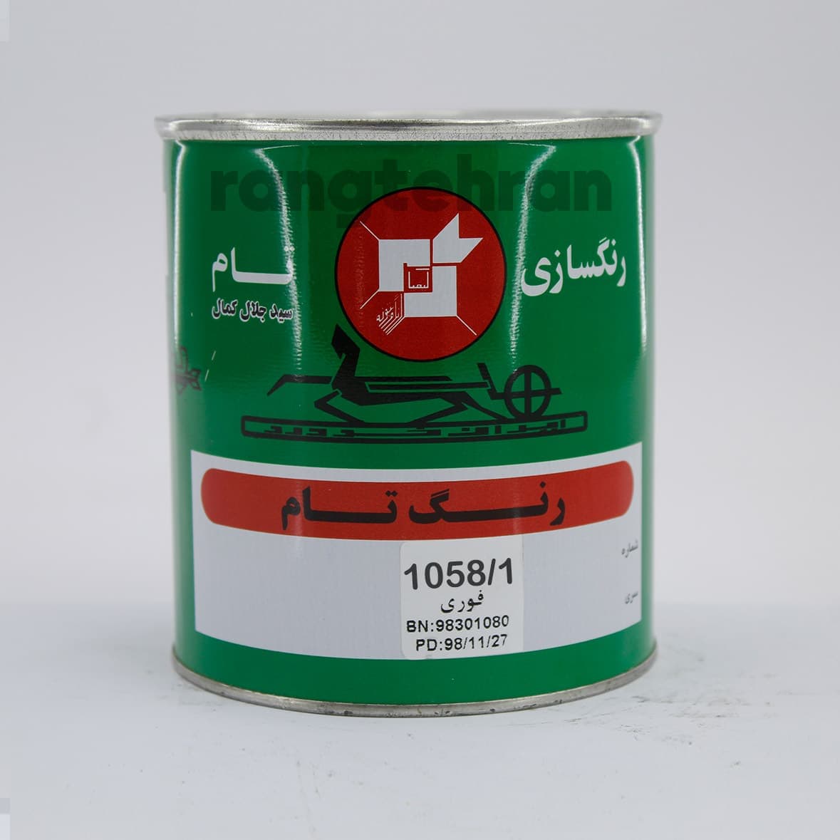 رنگ فوری اتومبیلی نقره ای اکلیل فوق درشت تام 1058/1