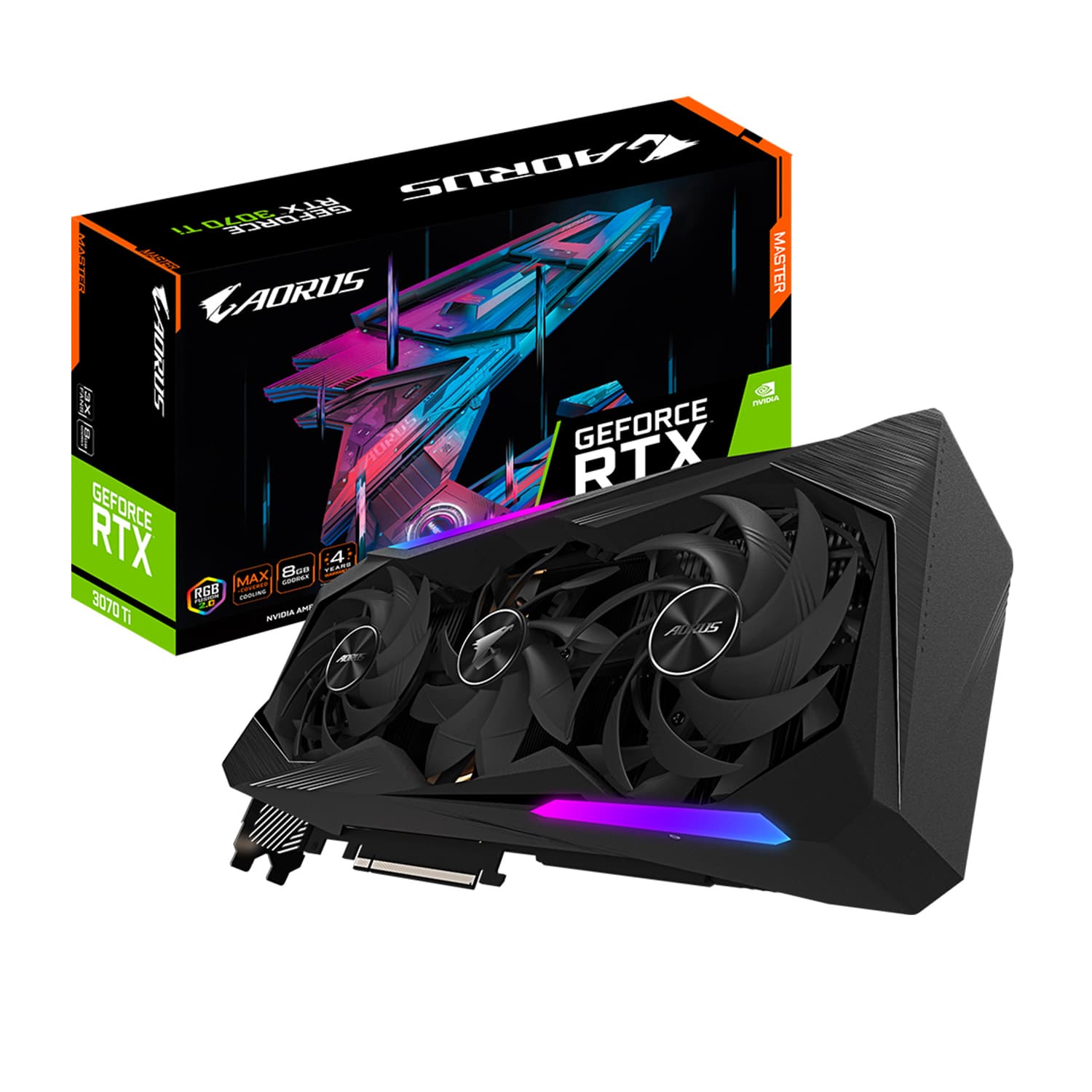 کارت گرافیک GIGABYTE AORUS RTX 3070 Ti MASTER 8G
