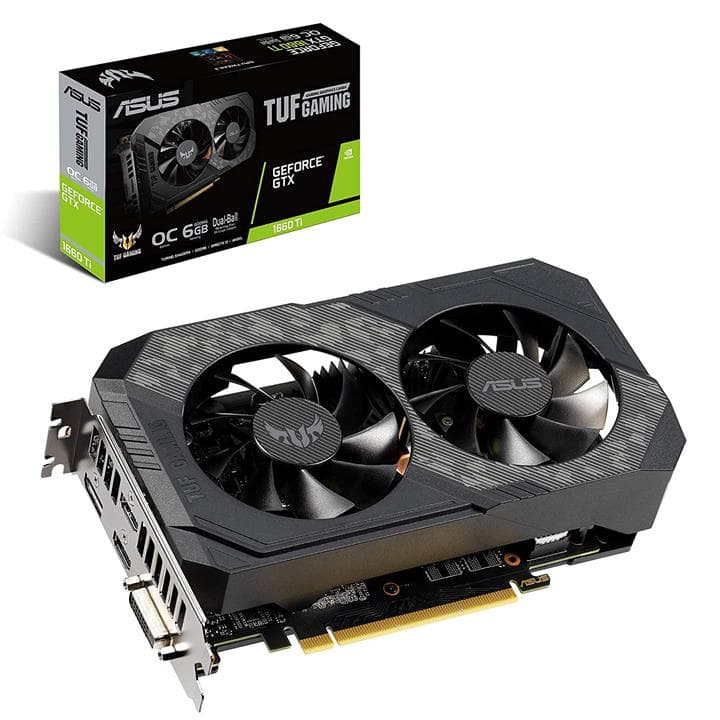 کارت گرافیک GTX 1660 Ti OC 6G ASUS TUF EVO GDDR6
