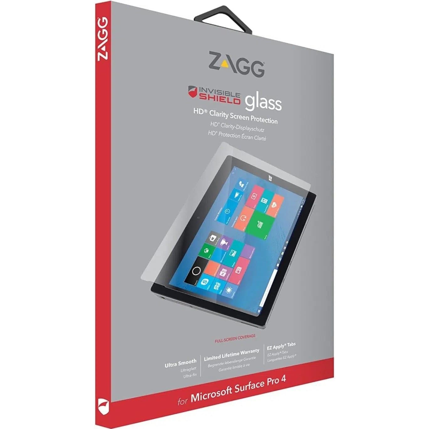 گلس برای انواع سرفیس پرو 4 و 5 و 6 و 7 Zagg Glass Surface Pro