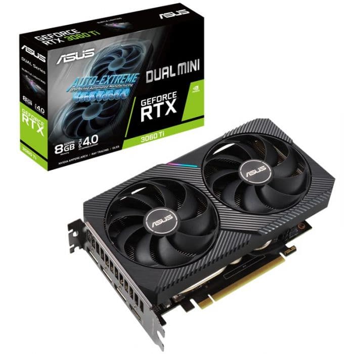 کارت گرافیک RTX 3060 Ti ASUS DUAL MINI 8GB