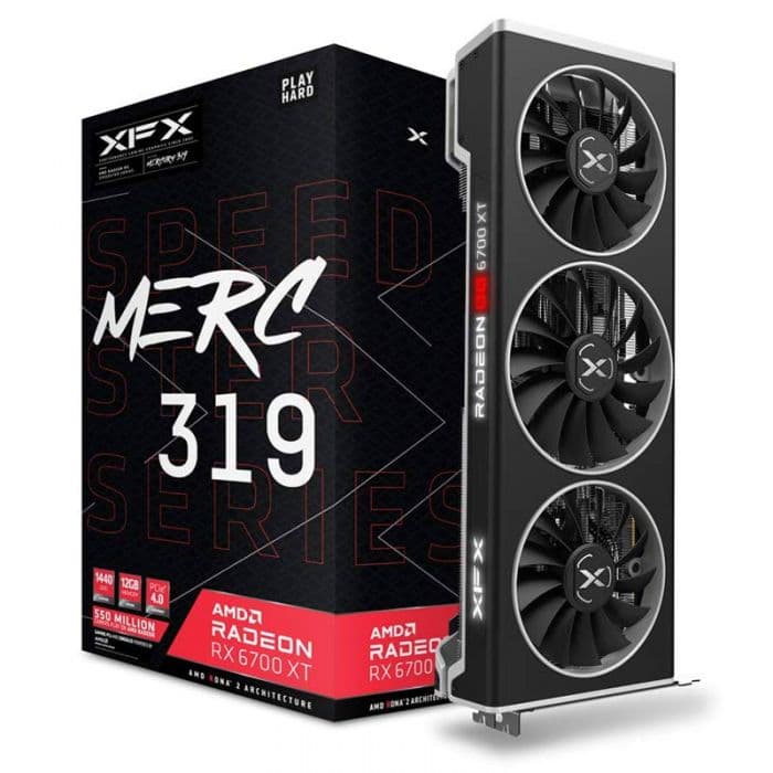 کارت گرافیک XFX AMD RX 6700 XT MERC 319 12GB