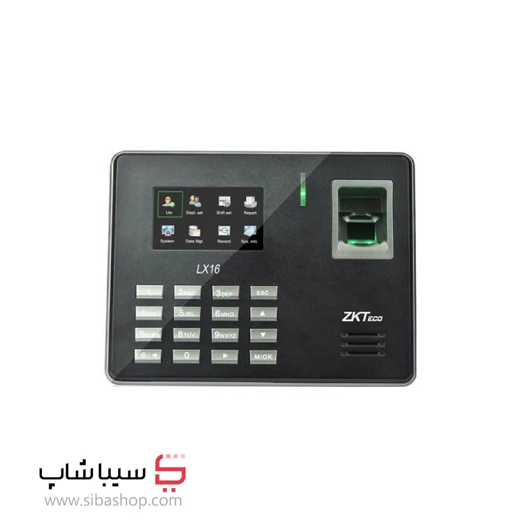 دستگاه حضور و غیاب ،مدل ZKTecho AT3012 LX16