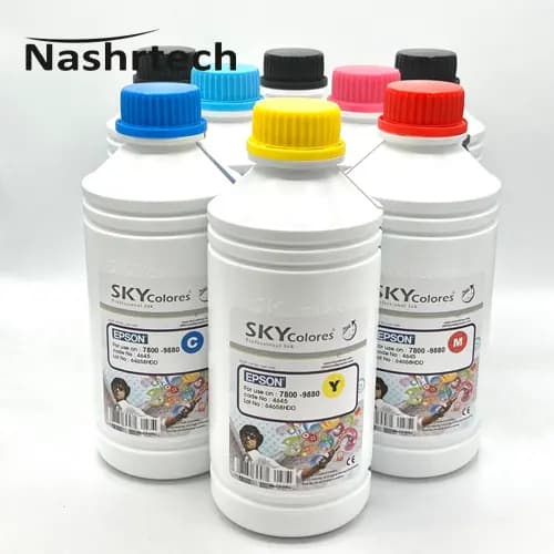 جوهر پلاتر اپسون 7800/9880 یک لیتری اسکای کالر پک 8 رنگ