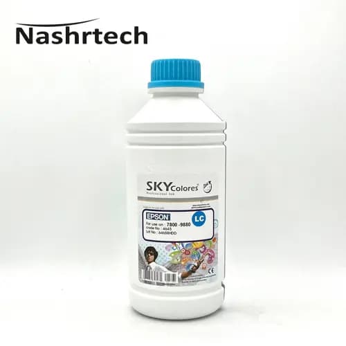 جوهر پلاتر اپسون 7800/9880 یک لیتری اسکای کالر تک رنگ — تصویر ۳