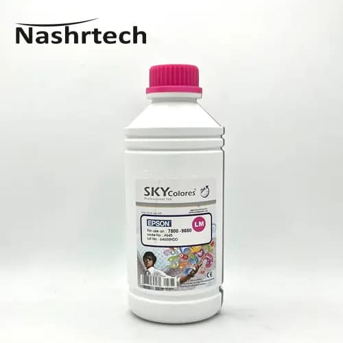 جوهر پلاتر اپسون 7800/9880 یک لیتری اسکای کالر تک رنگ — تصویر ۷