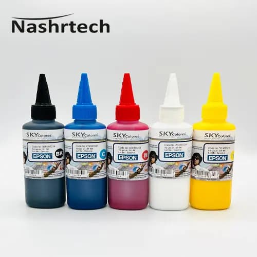 جوهر dtf ۱۰۰ میل اپسون اسکای کالر پک 6 رنگ