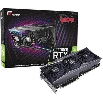 کارت گرافیک کالرفول 3080 گیمینگ مدل RTX 3080 Colorful iGame GeForce Vulcan 10GB — تصویر ۶