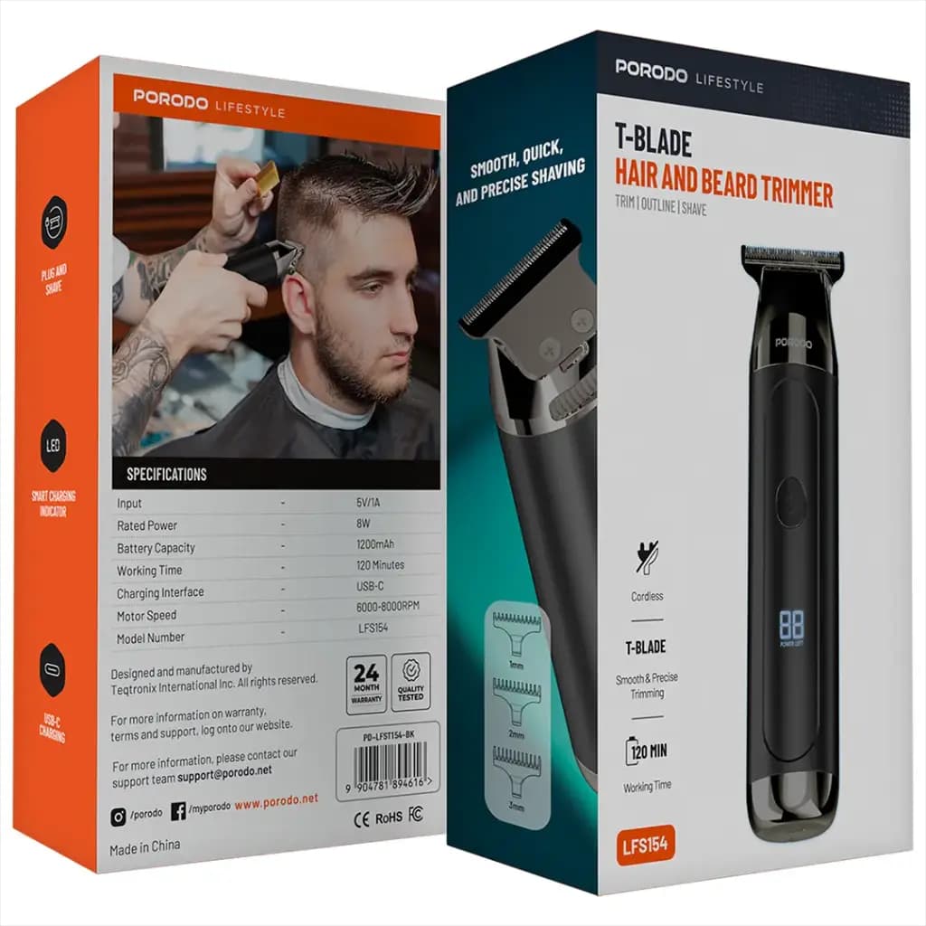 ماشین اصلاح موی سر و صورت پرودو مدل T-Blade LSF154 — تصویر ۵
