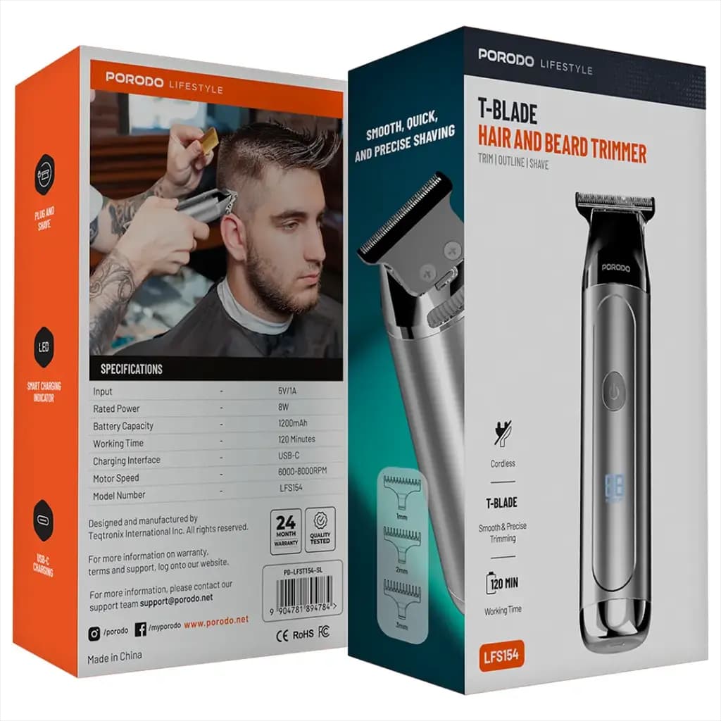ماشین اصلاح موی سر و صورت پرودو مدل T-Blade LSF154 — تصویر ۶