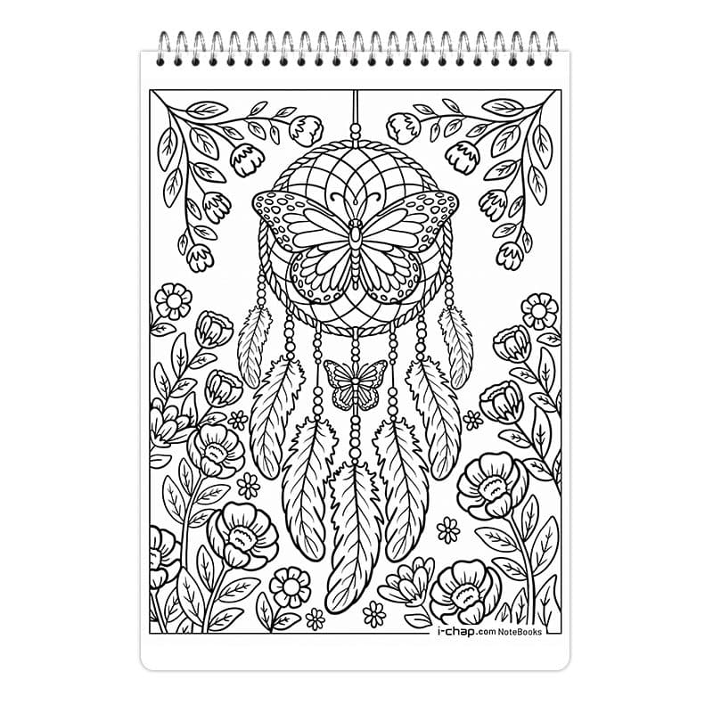 دفتر رنگ آمیزی 20 برگ مدل DreamCatcher کد 1013 — تصویر ۴