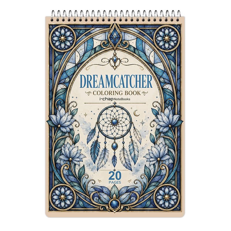 دفتر رنگ آمیزی 20 برگ مدل DreamCatcher کد 1013