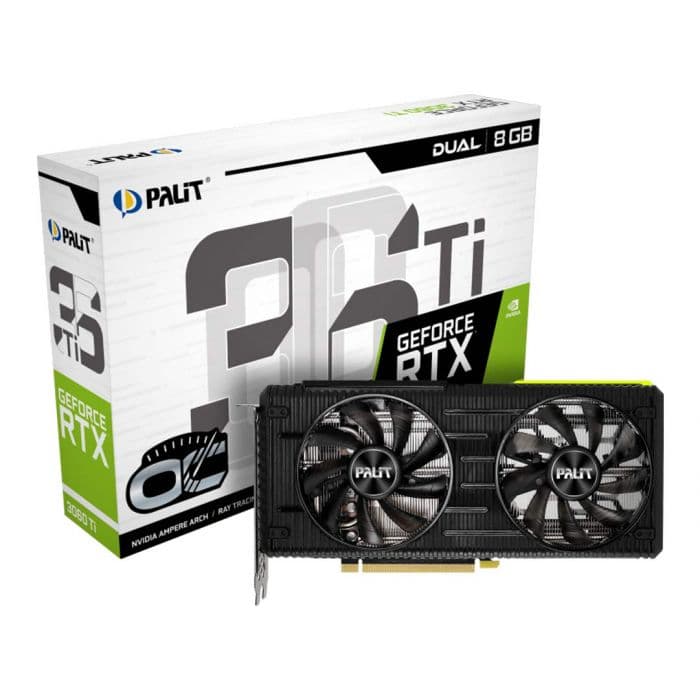 کارت گرافیک RTX 3060 Ti PALIT Dual OC 8GB