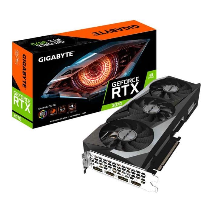کارت گرافیک RTX 3070 GIGABYTE GAMING OC 8GB کارکرده — تصویر ۲