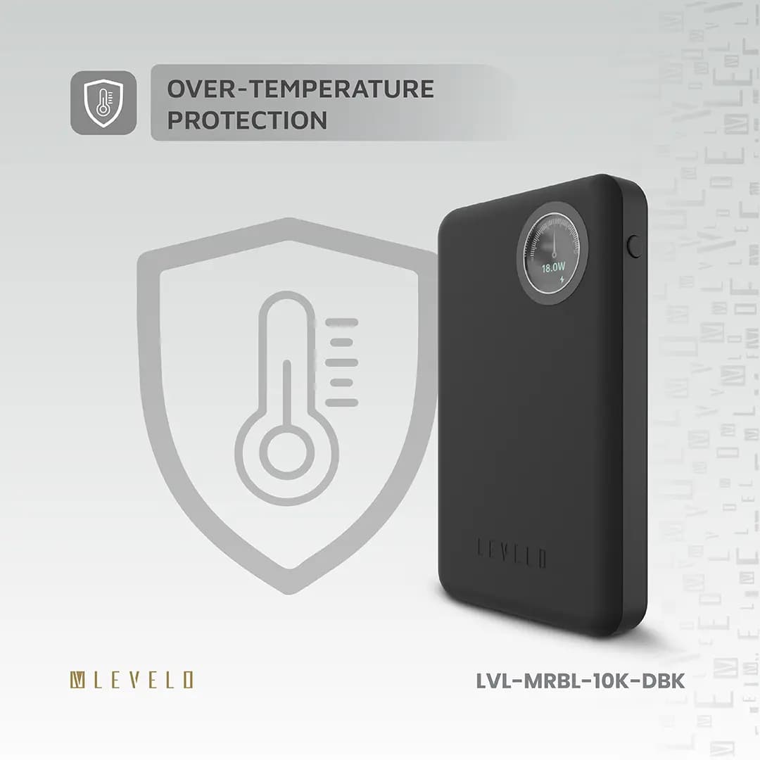 پاوربانک 10000mAh وایرلس Levelo مدل Marbella — تصویر ۵