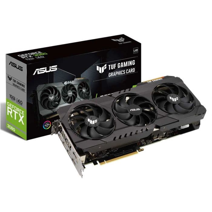 کارت گرافیک RTX 3080 ASUS TUF Gaming 10GB درحدنو — تصویر ۲