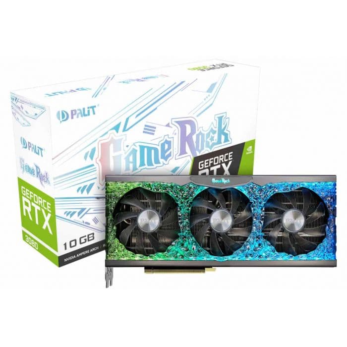 کارت گرافیک RTX 3080 PALIT GameRock 10GB استوک
