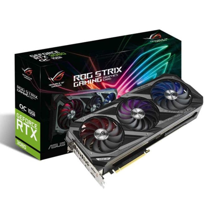 کارت گرافیک RTX 3080 ASUS ROG STRIX GAMING OC 10GB