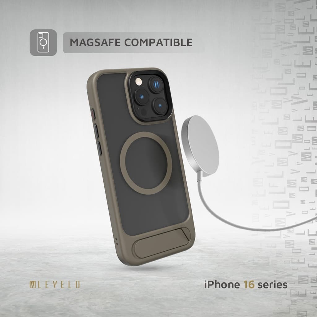 کاور LEVELO مدل Matteo مناسب iPhone 16 Pro Max — تصویر ۶