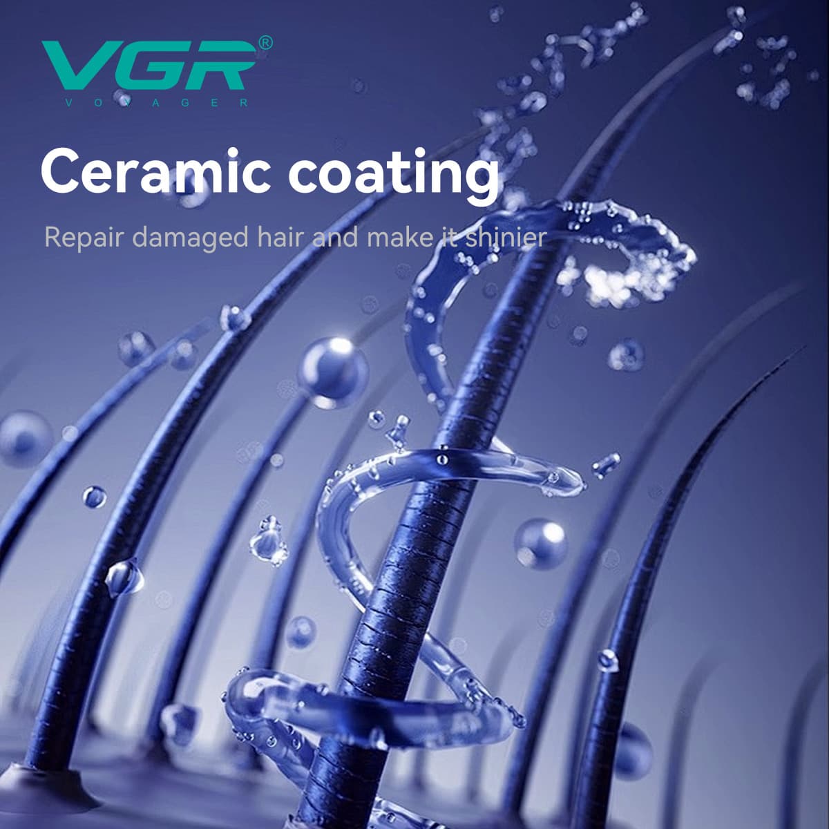 فر کننده و حالت دهنده مو وی جی ار مدل V-576 — تصویر ۹