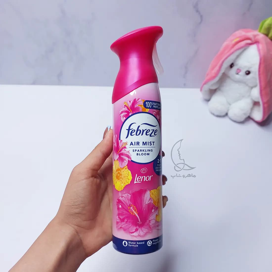 اسپری خوشو کننده هوا فبرز Febreze رایحه Sparkling Bloom حجم 185 میل — تصویر ۲