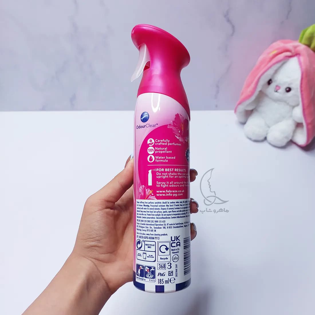 اسپری خوشو کننده هوا فبرز Febreze رایحه Sparkling Bloom حجم 185 میل — تصویر ۳