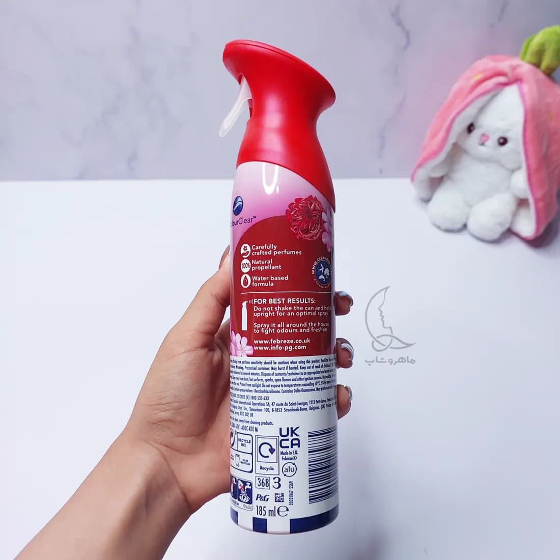 اسپری خوشو کننده هوا فبرز Febreze رایحه Ruby Jasmine حجم 185 میل — تصویر ۵