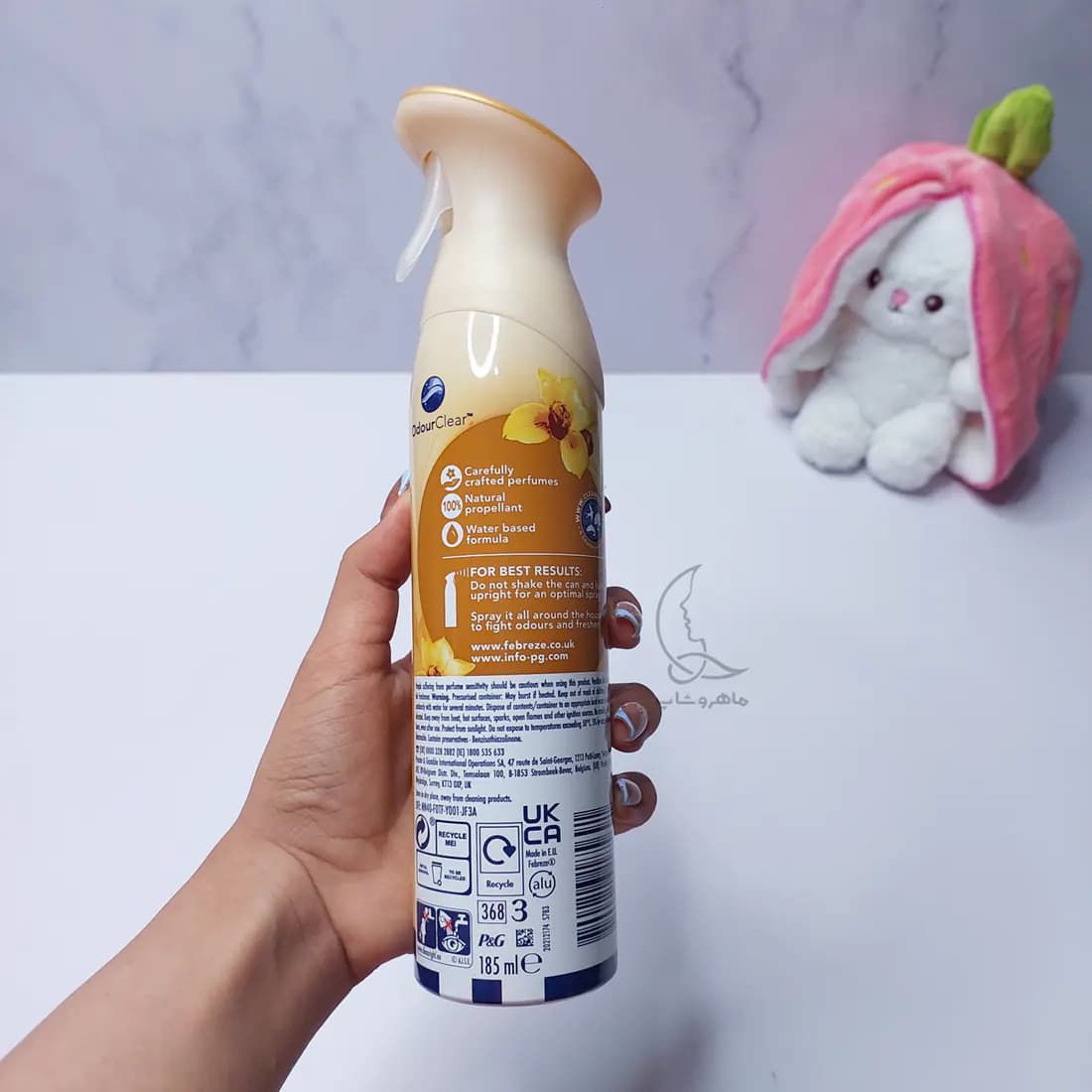 اسپری خوشو کننده هوا فبرز Febreze رایحه Gold Orchid حجم 185 میل — تصویر ۳