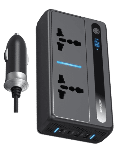 اینورتر و شارژر فندکی گرین لاین مدل GC-250 — تصویر ۴