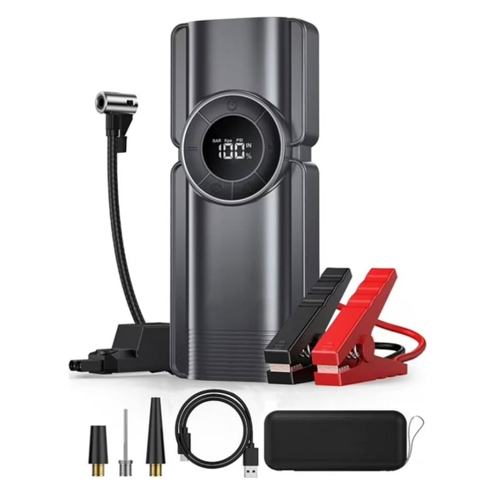 جامپ استارتر و پمپ باد گرین لاین Green Lion Portable Jump Starter with Air Pump — تصویر ۵