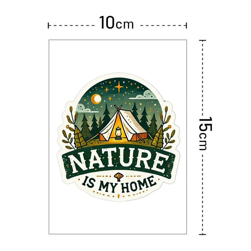 استیکر لباس طرح nature کد t214