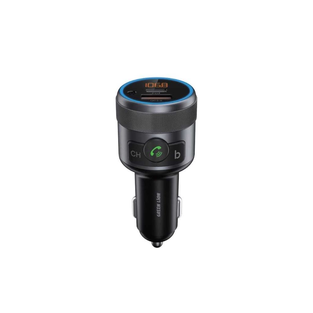 شارژر فندکی 42W و فرستنده صوتی گرین لاین Mini FM Transmitter Kit