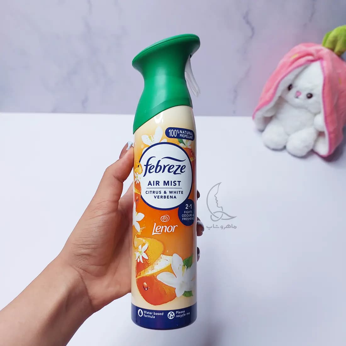 اسپری خوشو کننده هوا فبرز Febreze رایحه Citrus & White Verbena حجم 185 میل