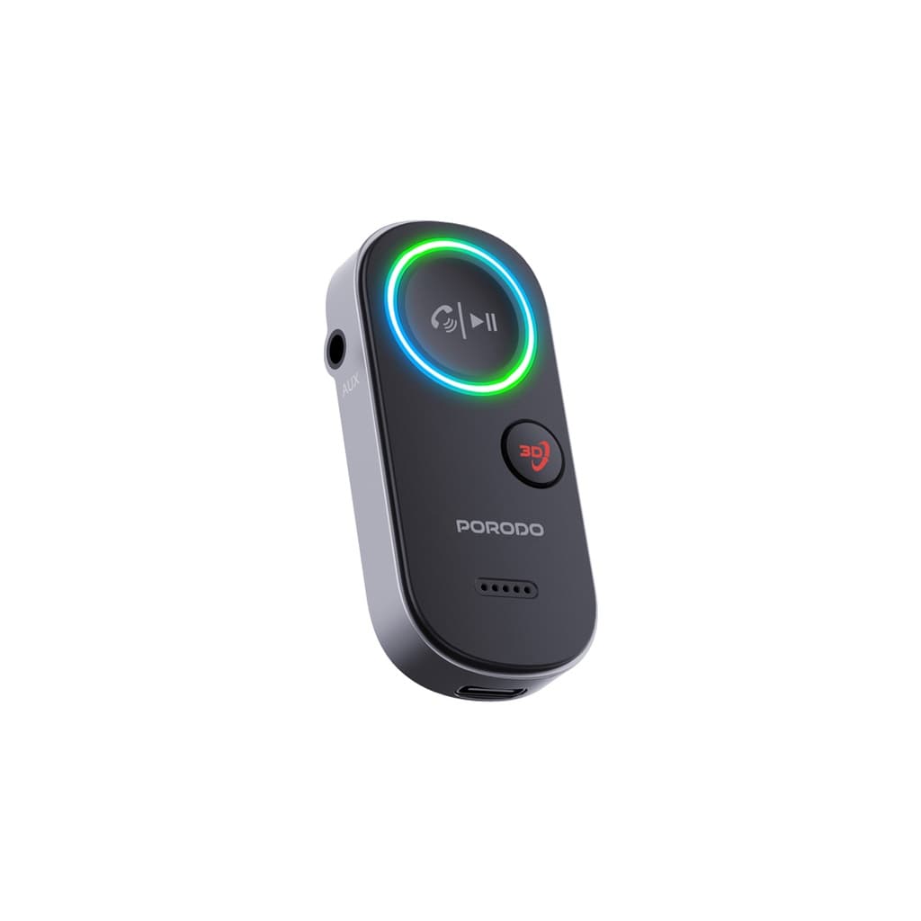 گیرنده صوتی بلوتوث پرودو Porodo Wired to Wireless BT Audio Transmitter PD-BTRCV-BK