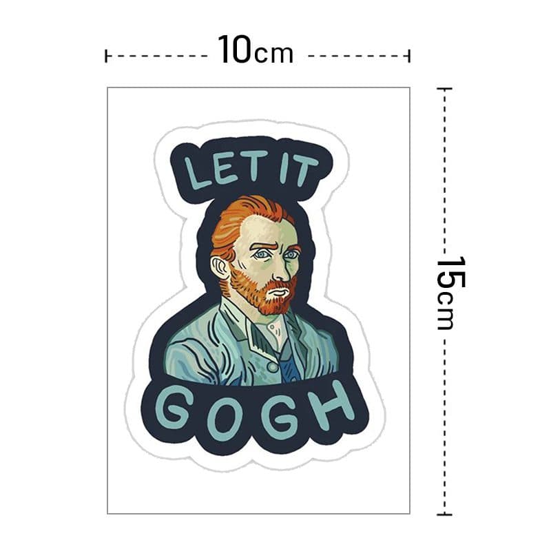 استیکر لباس طرح let it gogh کد t206