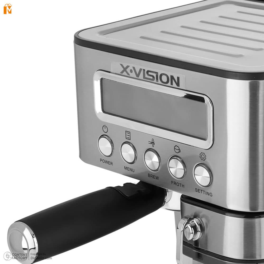 اسپرسوساز 1300وات تیتانیوم ایکس ویژن مدل EM-1302 — تصویر ۳