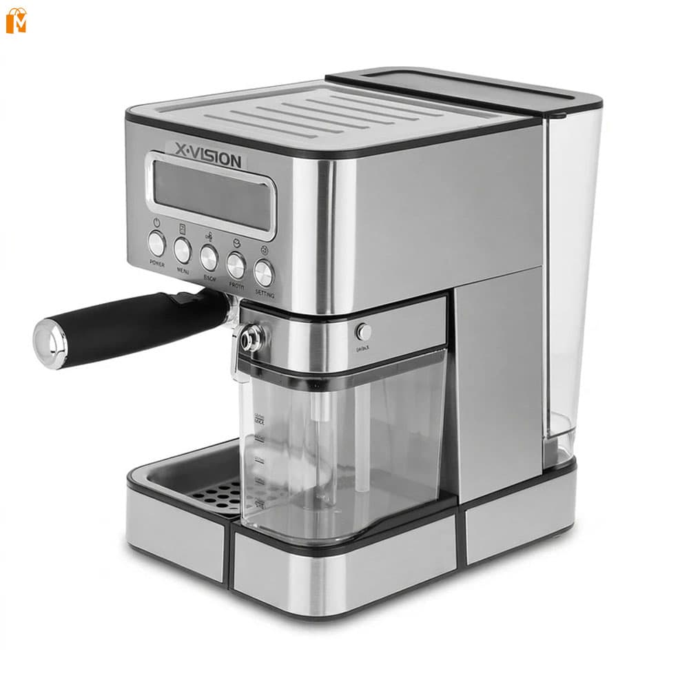 اسپرسوساز 1300وات تیتانیوم ایکس ویژن مدل EM-1302