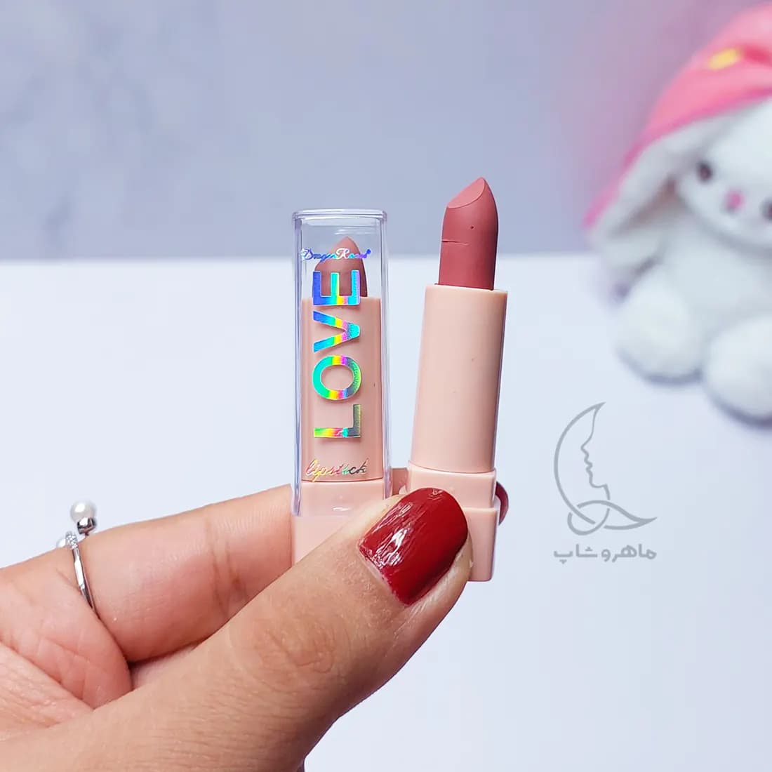 پک 10 عددی رژلب جامد مینی طرح LOVE — تصویر ۸