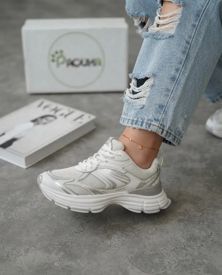 کتونی زنانه بالنسیاگا balenciaga ریعان زیره پیو کد 33376 — تصویر ۷