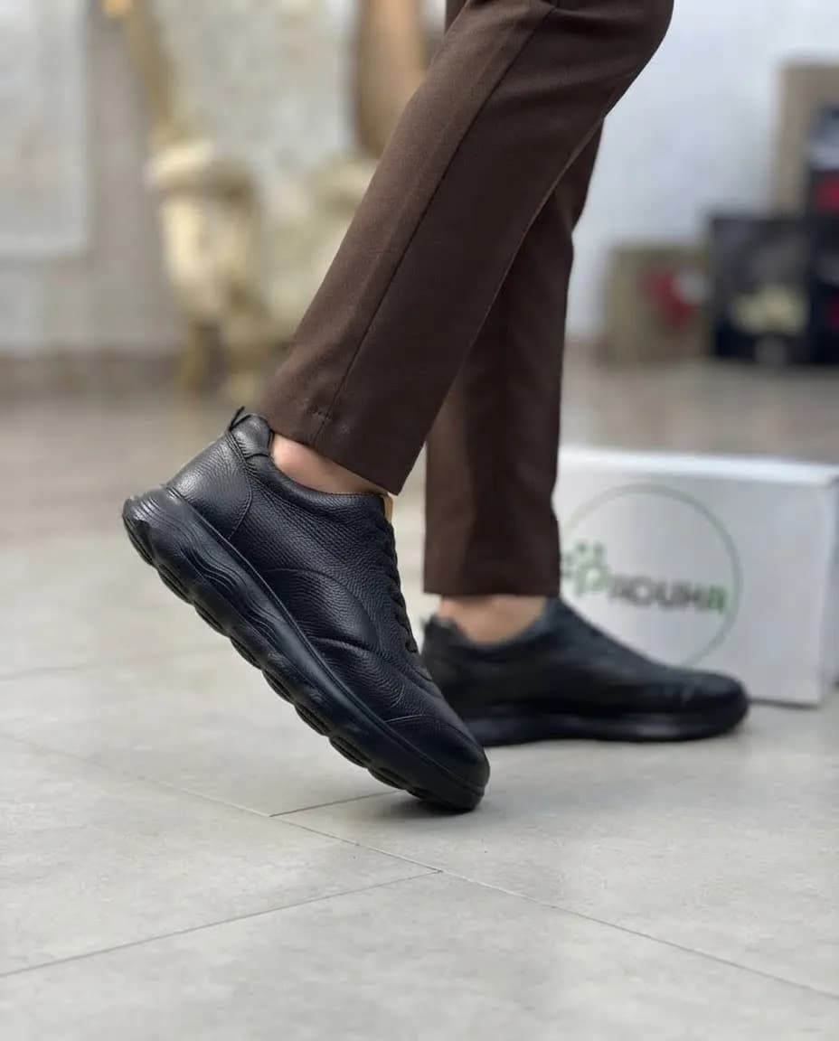 کفش کتونی چرم طبیعی مرینوس زیره پیو زیلان کد 33071 — تصویر ۱۱