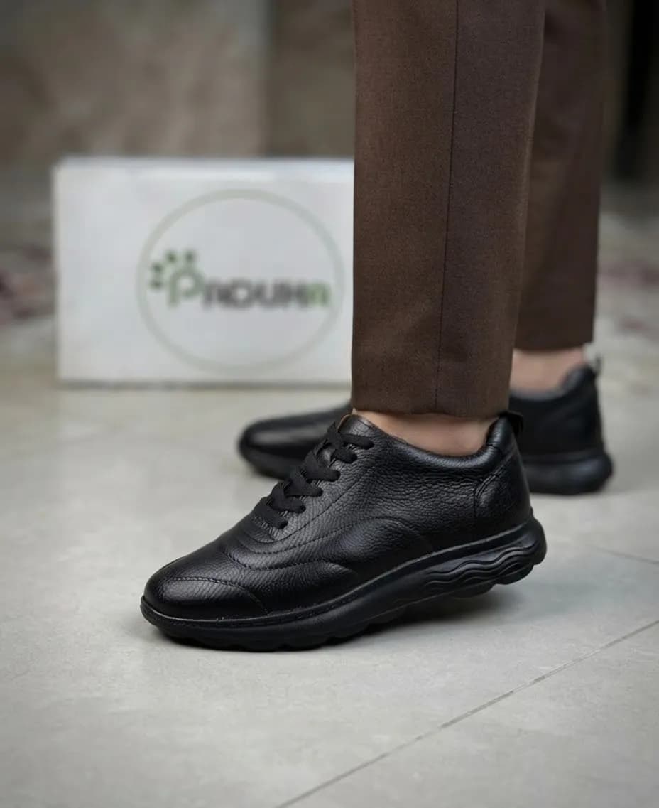 کفش کتونی چرم طبیعی مرینوس زیره پیو زیلان کد 33071 — تصویر ۹