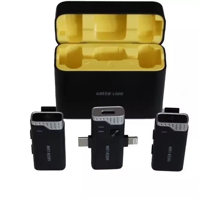 ست میکروفون بی سیم گرین لاین مدل 360Microphone (3 in 1) — تصویر ۵