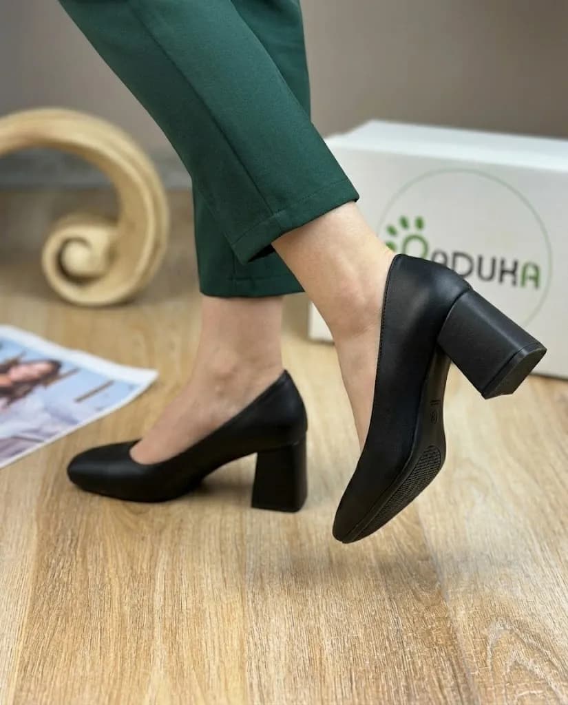 کفش زنانه پاشنه 5 سانت پنجه مربعی کد 30951 — تصویر ۸